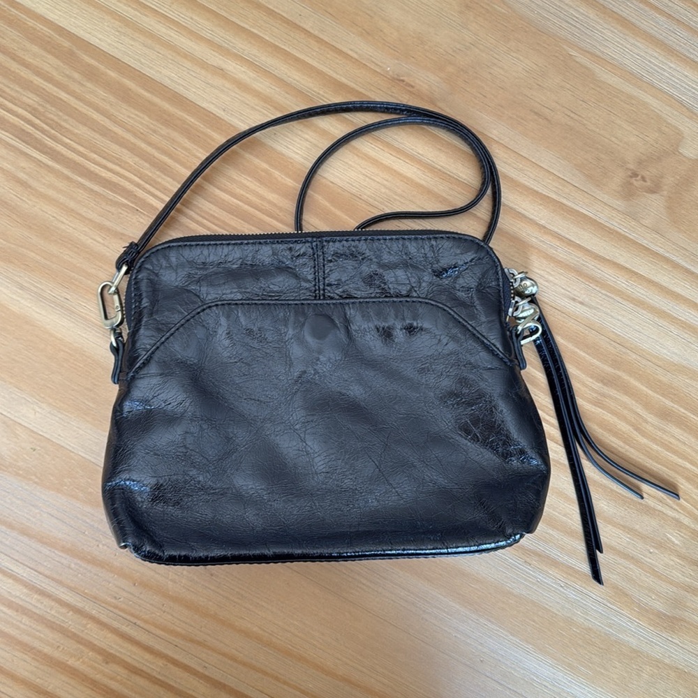 HOBO Black Genuine Leather Shoulder Bag - Picture 2 of 13